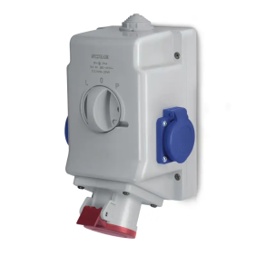 OPTIMA-COMBI C/INT. I/0/II 16A 3P+N+T - SCAME 513.1657-2DNR