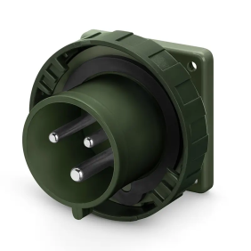 SPINA DA INCASSO 16A 3P+T 6h 380-415V - SCAME 248.1696.MIL