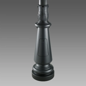 PALO C BASE 1410 H=3365MM ANTRACITE - DISANO 42522000