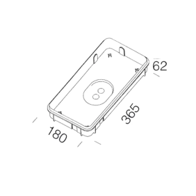 CONTROCASSA SAFETY 321 NERO - DISANO 99521000