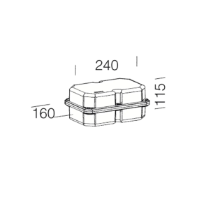 CASS.CABL. 179 3X350MA CLD CELL NERO - DISANO 99766600