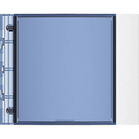 frontale targa allwhite - BTicino 352202