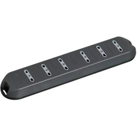 multiprese - 6 prese bipasso grigio - BTicino 3658G