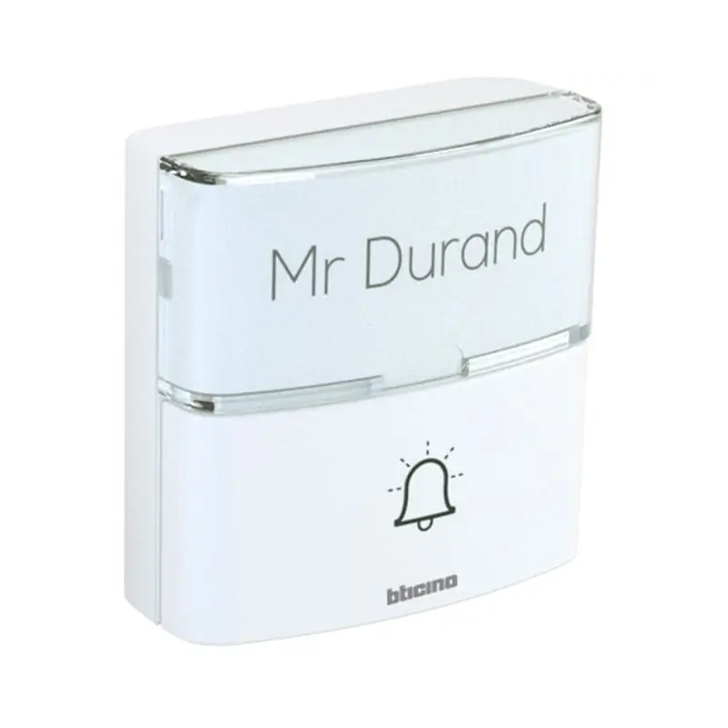 PULSANTE AGG SENZA FILI BIANCO KIT ADVANCED - BTicino 393017D