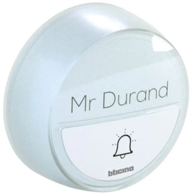 PULSANTE AGG SENZA FILI BIANCO KIT COMFORT - BTicino 393018D