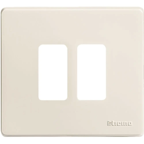 magic - placca 2P scatola tonda resina - BTicino 500/2/R