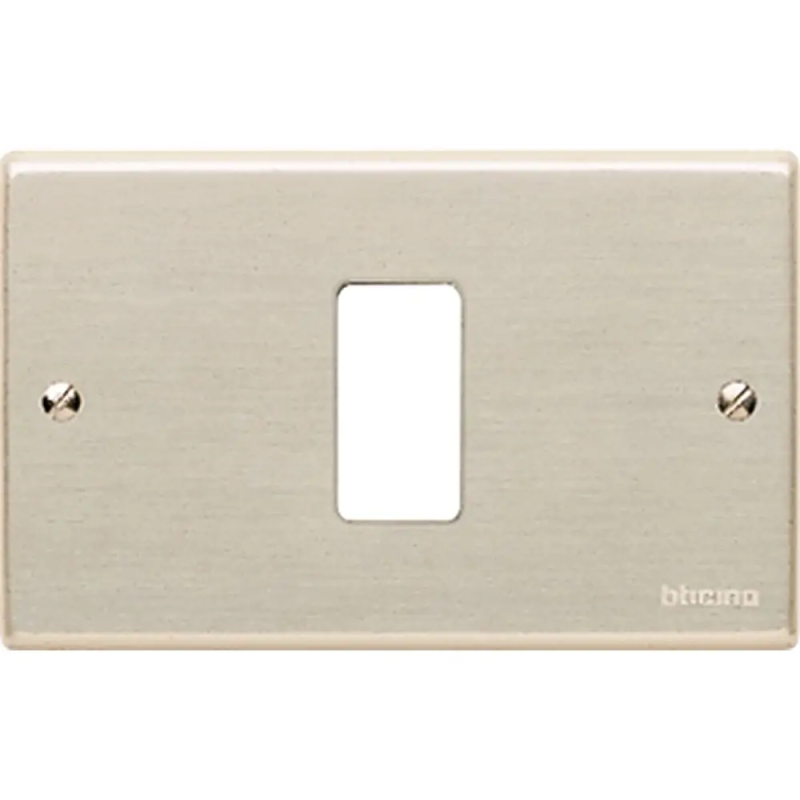 magic - placca con viti a 1 posto oxidal - BTicino 503/1