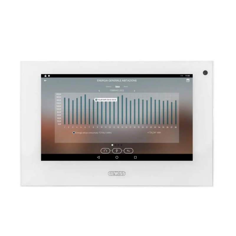 PANNELLO TOUCH SCREEN 7'' BIANCO - Gewiss GWA9007CB