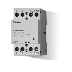 CONTATTORE 65A 4 CONTATTI 52MM - FINDER 226400244717