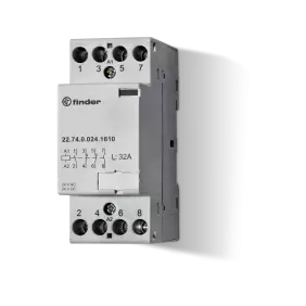 CONTATTORE 32A 4 CONTATTI 52MM - FINDER 227402301410