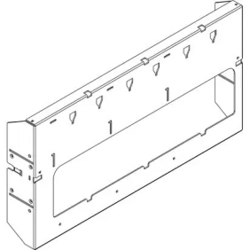 mas - telaio att fix post M250 MGT L=600 - BTicino 9061T/TN