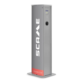 COLONNINA CA 2 PRESE T2 7,4kW - SCAME 204.CA21B-T2T2MA