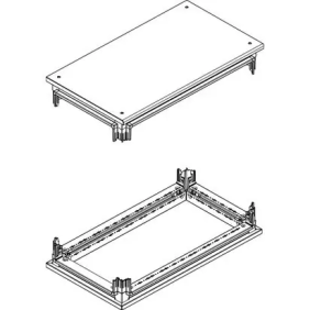 mas HDX - base testa pann ciechi 600x350mm - BTicino 91801/63C