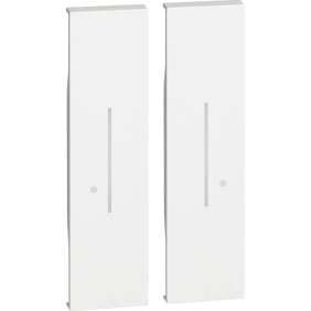 L.NOW- Cover doppio luci wireless bianco - BTicino KW36M2
