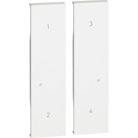 L.NOW-Cover 4 scenari wireless bianco - BTicino KW37M2