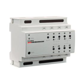 ATTUATORE 8CH MULTIFUNZIONE 6M DIN - AVE 53ABR8