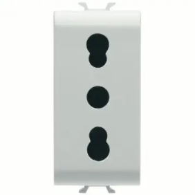 PRESA 1M 2P+T 16A BIV.P17-11 ST.ITA.AB - Gewiss GW10203AB