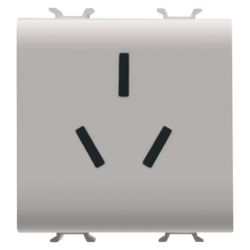 PRESA STD.CINESE 2P+T 16A BEIGE - Gewiss GW13392