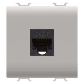 CONNETTORE RJ45 2M CAT.6 UTP BEIGE - Gewiss GW13435