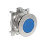 PULSANTE A FILO MET.RASATO BLU - LOVATO LPFB106