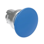 PULSANTE MET. FUNGO 40MM BLU IMPULSO - LOVATO LPSB6146