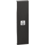 L.NOW - cover comando riscald. 1 mod. nera - BTicino KG01PN