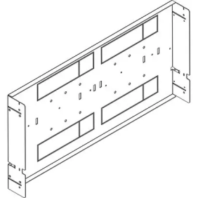 mas - piastra att fissi post 2 M1600 L=850 - BTicino 9781TP/2TS