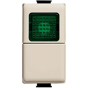 matix magic - pulsante 1P NO spia verde - BTicino A5057V