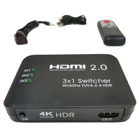 CT303PRO Commutatore HDMI 3x1 4K@60Hz. - Fte Maximal Italia Srl CT303PRO