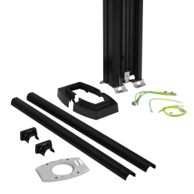 interlink - colonna mono ner 2,7/3,7m curva - BTicino 129201NNR