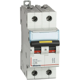 BTDIN160 - MAGNETOT 2P CURVA D 25A 16KA - BTicino FT82D25