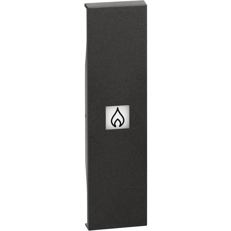 L.NOW - cover comando riscald. 1 mod. nera - BTicino KG01PN