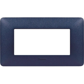 matix - placca 4p blu mercurio - BTicino AM4804TBM