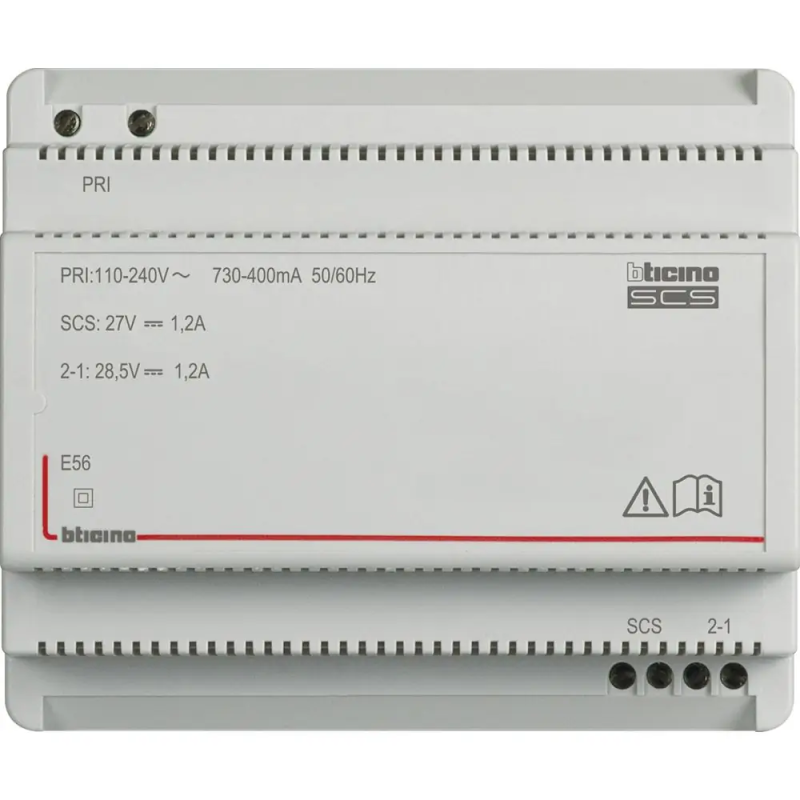 Alimentatore BUS SCS 6MOD 1.2 A 110-240 V - BTicino E56