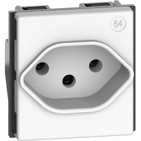 L.NOW - Presa T13  10A 2M bianco - BTicino KW4164T13