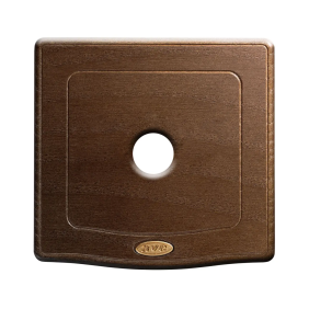 PLACCA 98x98 LEGNO NOCE 1COM.LEV. - AVE 44PLEQ21NOC