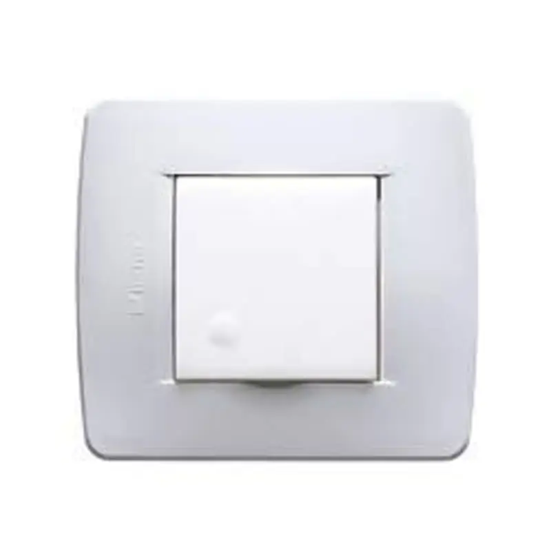 luna - placca 2P centrati bianca - BTicino C4802BN