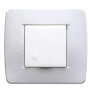 luna - placca 2P centrati bianca - BTicino C4802BN
