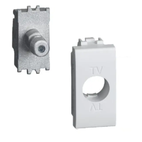 LL - Presa SAT coassiale tipo-F 1M bianco - BTicino N4202FN