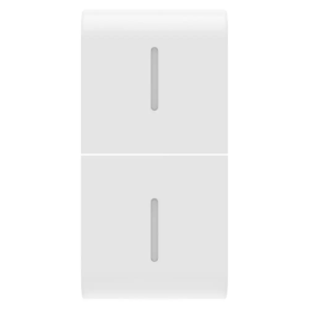 TASTO INTERC.2 DIFFUSORI 1M BIANCO - Gewiss GW10557S