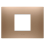 PLACCA EGO 2P RAME CHIARO - Gewiss GW16002CS