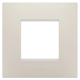 PLACCA EGO INT.2P NATURAL BEIGE - Gewiss GW16022NB