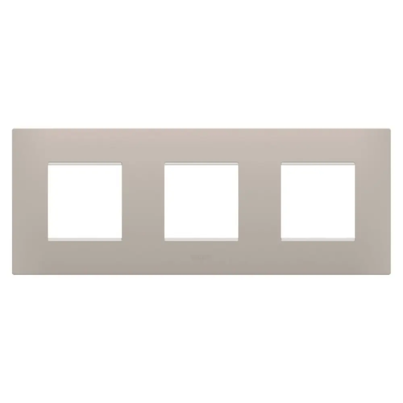 PLACCA EGO INT.2+2+2P O DARK SAND - Gewiss GW16026DS