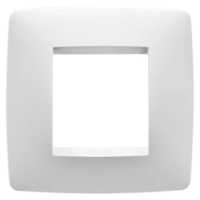 PLACCA ONE INT.2P BIANCO SATINATO - Gewiss GW16122VW