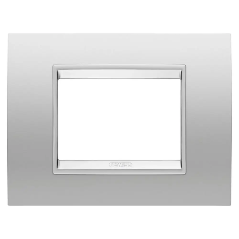 PLACCA LUX 3M METALLO MAGNETIC GRAY - Gewiss GW16203XR