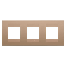 PLACCA GEO INT.2+2+2P O RAME CHIARO - Gewiss GW16426VX