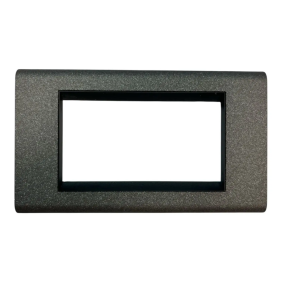 LIVING INT - PLACCA 4P PIANA GRAFITE - BTicino L4854GF