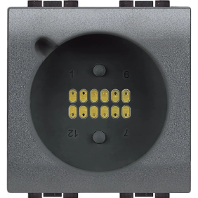 CM - Presa pulsantiera paz.te 3 t Living - BTicino CMCO2320