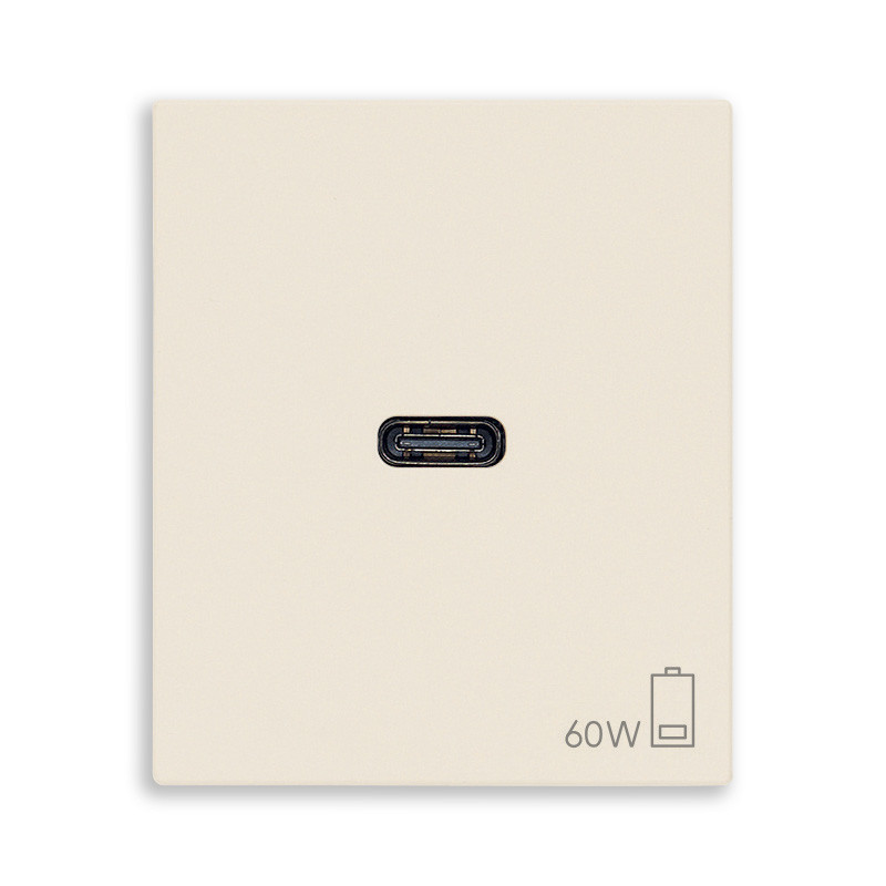 Alimentatore USB C 60W PD canapa - Vimar 30298.60C