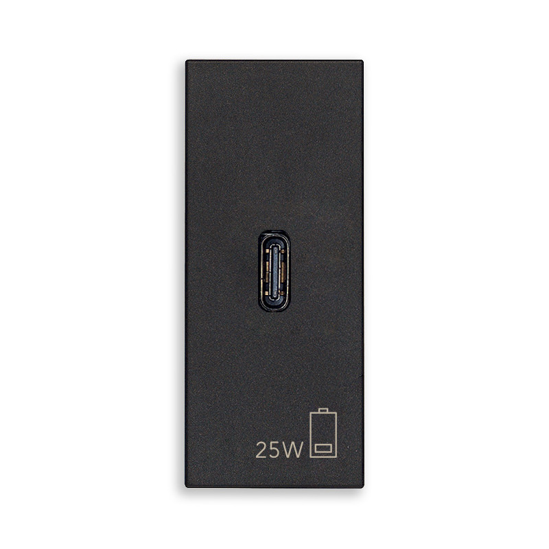 Alimentatore USB C PD 25W nero - Vimar 30292.C25G